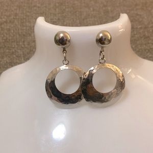 Silver earrings